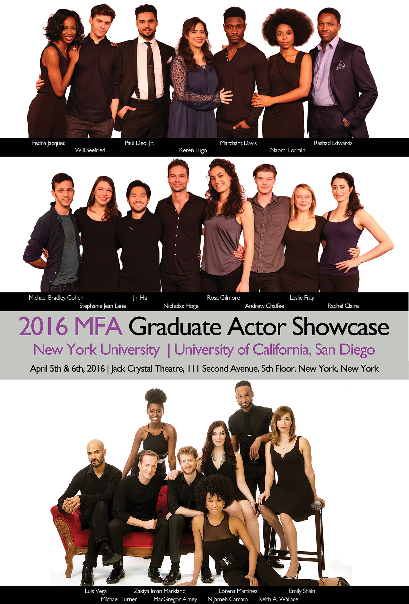 2016 Graduate Actor Showcase